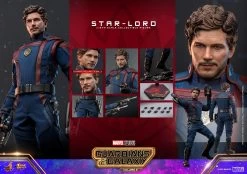 *PRE-ORDER Star-Lord - Marvel Guardians Of The Galaxy Vol. 3 Hot Toys Collectibles 1/6 Scale Action Figure -Toy Promotion Store star lord gallery 646655cc7051f