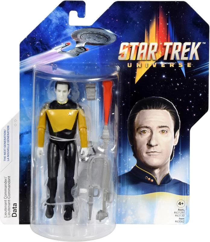 Star Trek Universe 5 Inch Action Figure - Lieutenant Commander Data 1 Star Trek Universe 5 Inch Action Figure - Lieutenant Commander Data