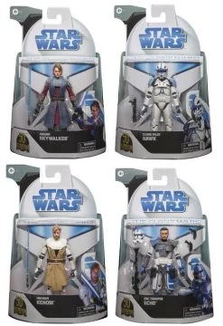 Hasbro Star Wars Black Series Clone Wars Exclusive Action Figure - Set Of 4