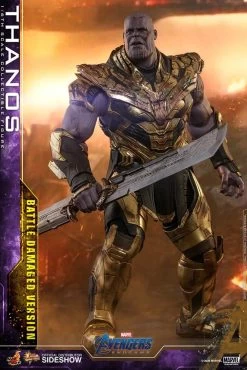 Thanos (Battle Damaged) - Marvel Avengers: Endgame Hot Toys Collectibles 1/6 Scale Action Figure -Toy Promotion Store thanos battle damaged version marvel gallery 5e3b142136800