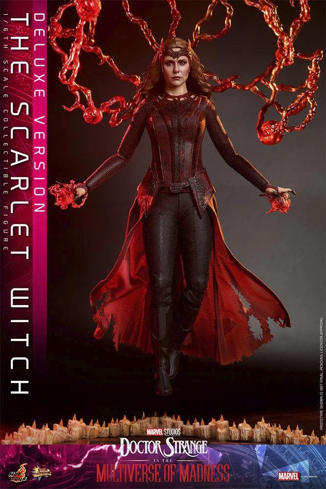 *PRE-ORDER Scarlet Witch Deluxe - Marvel Multiverse Of Madness Hot Toys Collectibles 1/6 Scale Action Figure 3 *PRE-ORDER Scarlet Witch Deluxe - Marvel Multiverse Of Madness Hot Toys Collectibles 1/6 Scale Action Figure - Image 3