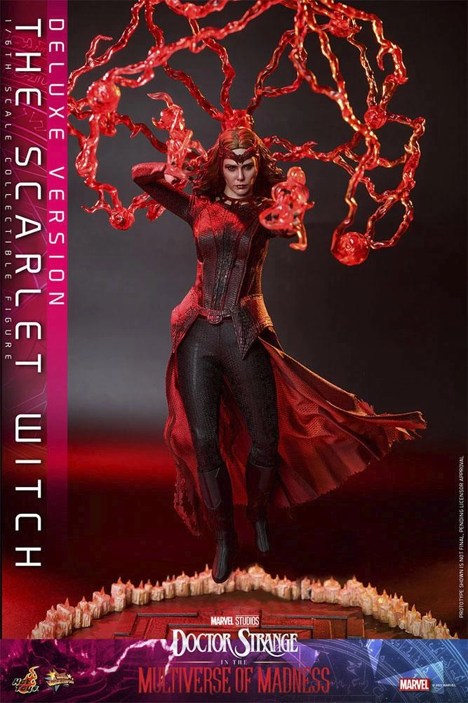 *PRE-ORDER Scarlet Witch Deluxe - Marvel Multiverse Of Madness Hot Toys Collectibles 1/6 Scale Action Figure 4 *PRE-ORDER Scarlet Witch Deluxe - Marvel Multiverse Of Madness Hot Toys Collectibles 1/6 Scale Action Figure - Image 4