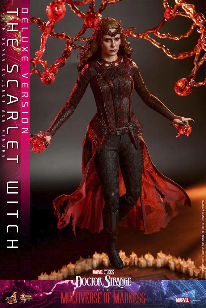 *PRE-ORDER Scarlet Witch Deluxe - Marvel Multiverse Of Madness Hot Toys Collectibles 1/6 Scale Action Figure 5 *PRE-ORDER Scarlet Witch Deluxe - Marvel Multiverse Of Madness Hot Toys Collectibles 1/6 Scale Action Figure - Image 5