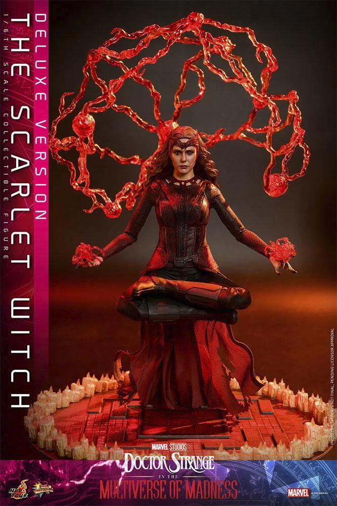 *PRE-ORDER Scarlet Witch Deluxe - Marvel Multiverse Of Madness Hot Toys Collectibles 1/6 Scale Action Figure 6 *PRE-ORDER Scarlet Witch Deluxe - Marvel Multiverse Of Madness Hot Toys Collectibles 1/6 Scale Action Figure - Image 6