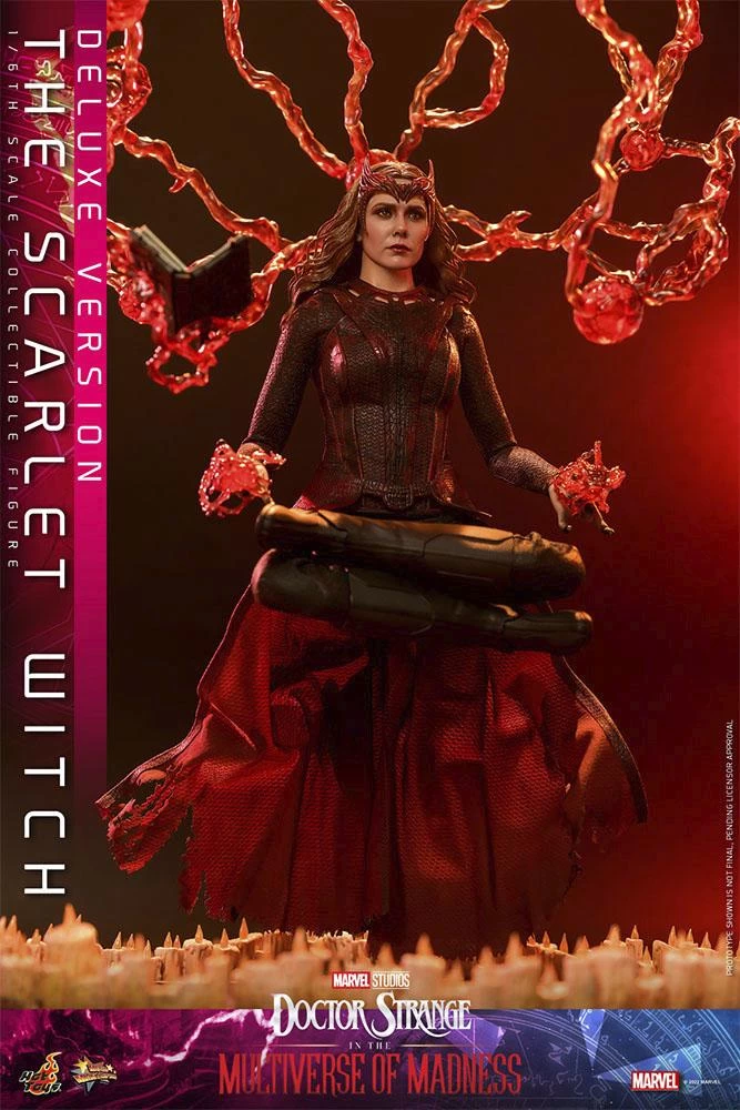 *PRE-ORDER Scarlet Witch Deluxe - Marvel Multiverse Of Madness Hot Toys Collectibles 1/6 Scale Action Figure 7 *PRE-ORDER Scarlet Witch Deluxe - Marvel Multiverse Of Madness Hot Toys Collectibles 1/6 Scale Action Figure - Image 7