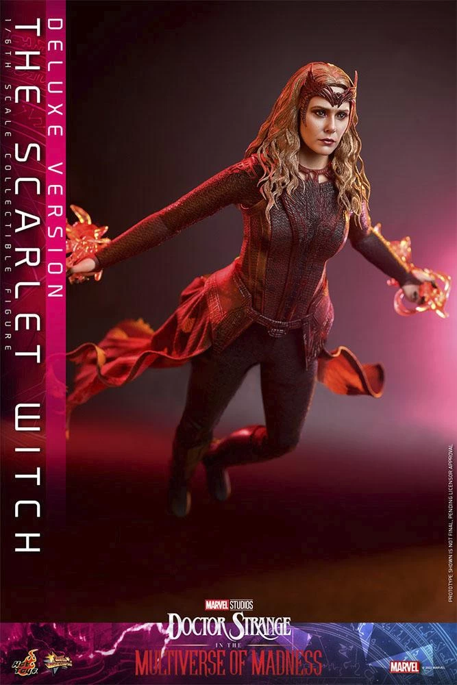 *PRE-ORDER Scarlet Witch Deluxe - Marvel Multiverse Of Madness Hot Toys Collectibles 1/6 Scale Action Figure 8 *PRE-ORDER Scarlet Witch Deluxe - Marvel Multiverse Of Madness Hot Toys Collectibles 1/6 Scale Action Figure - Image 8