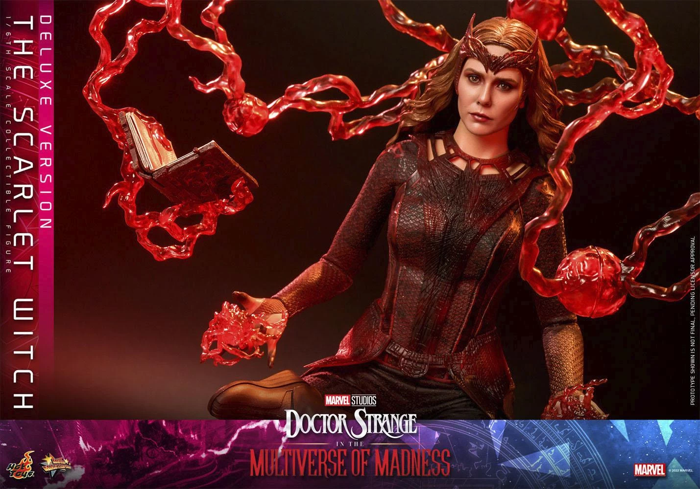 *PRE-ORDER Scarlet Witch Deluxe - Marvel Multiverse Of Madness Hot Toys Collectibles 1/6 Scale Action Figure 10 *PRE-ORDER Scarlet Witch Deluxe - Marvel Multiverse Of Madness Hot Toys Collectibles 1/6 Scale Action Figure - Image 10
