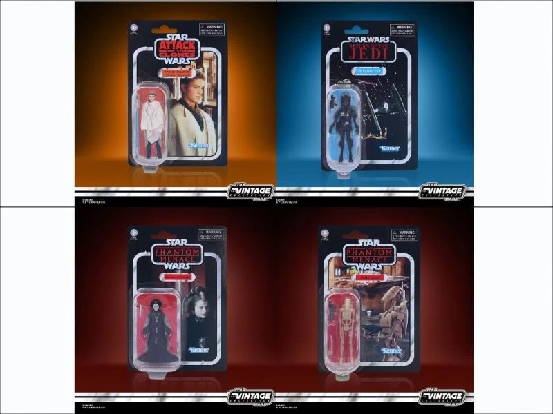 Hasbro Star Wars The Vintage Collection Action Figure Wave 31 Repack Wave - Set Of 4 (Anakin, BD, Queen, Tie) 1 Hasbro Star Wars The Vintage Collection Action Figure Wave 31 Repack Wave - Set Of 4 (Anakin, BD, Queen, Tie)
