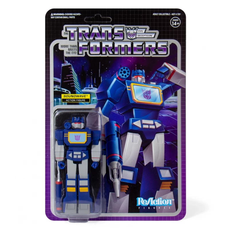 SUPER7 Transformers ReAction Action Figure Figure - Soundwave 1 SUPER7 Transformers ReAction Action Figure Figure - Soundwave