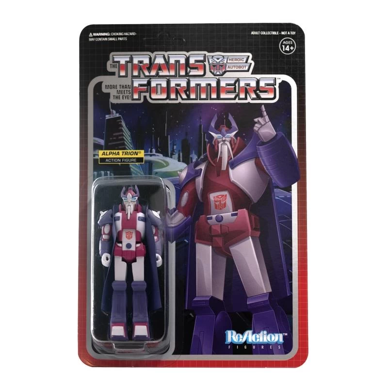 SUPER7 Transformers ReAction Action Figure Wave 2 - Alpha Trion 1 SUPER7 Transformers ReAction Action Figure Wave 2 - Alpha Trion
