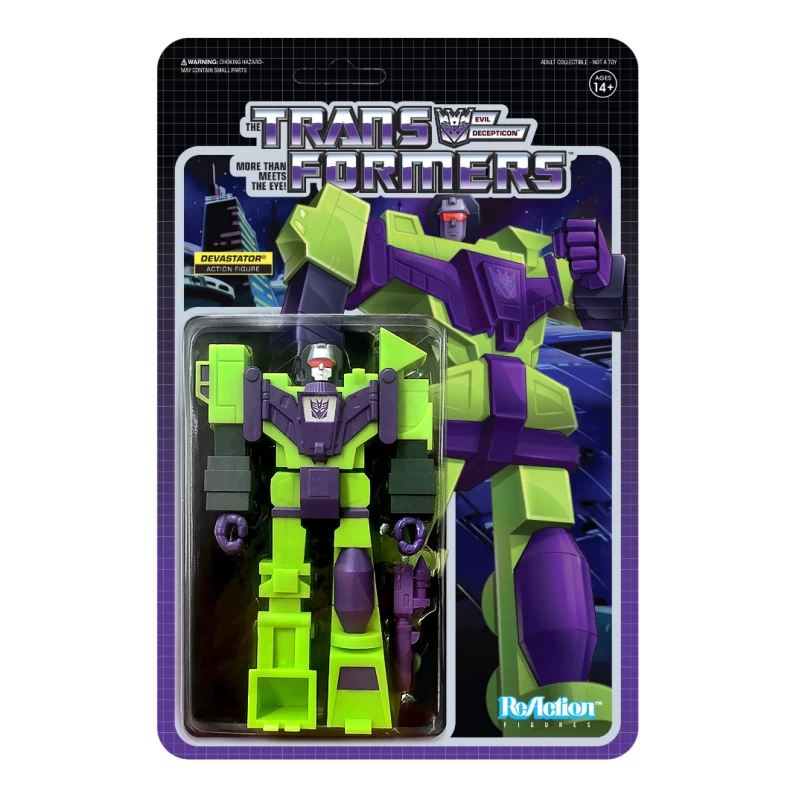 SUPER7 TRANSFORMERS DEVASTATOR - REACTION Action FIGURE 1 SUPER7 TRANSFORMERS DEVASTATOR - REACTION Action FIGURE