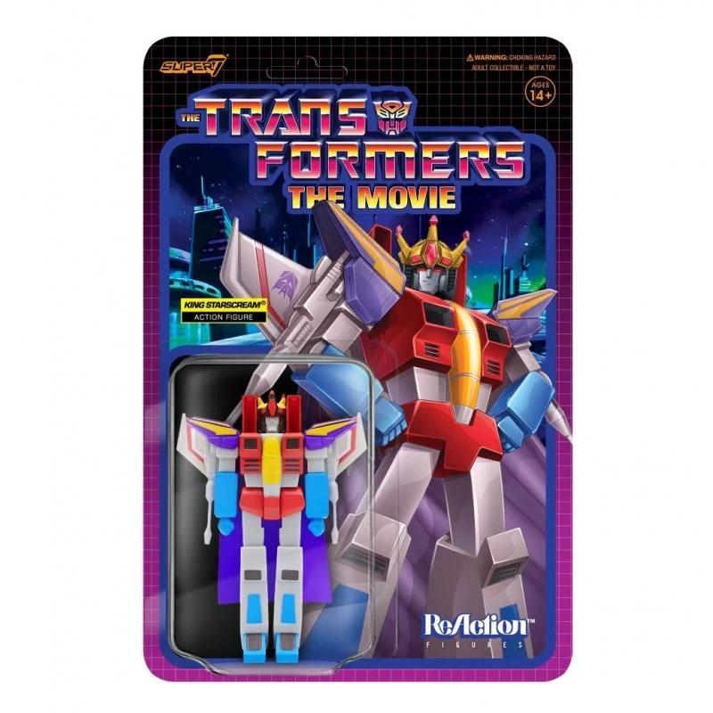 SUPER7 Transformers ReAction Action Figure - King Starscream 1 SUPER7 Transformers ReAction Action Figure - King Starscream