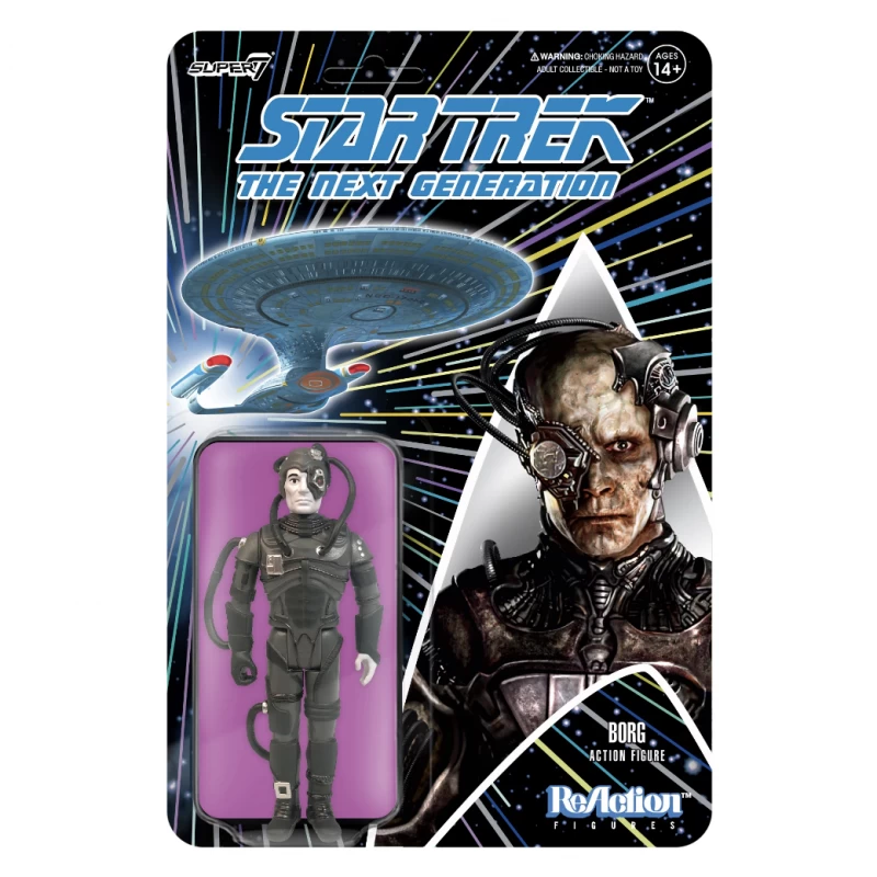 SUPER7 Star Trek: The Next Generation ReAction Action Figure Wave 1 - Borg 1 SUPER7 Star Trek: The Next Generation ReAction Action Figure Wave 1 - Borg