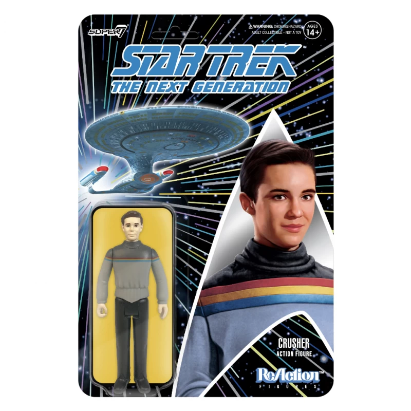 SUPER7 Star Trek: The Next Generation ReAction Action Figure Wave 1 - Wesley Crusher 1 SUPER7 Star Trek: The Next Generation ReAction Action Figure Wave 1 - Wesley Crusher
