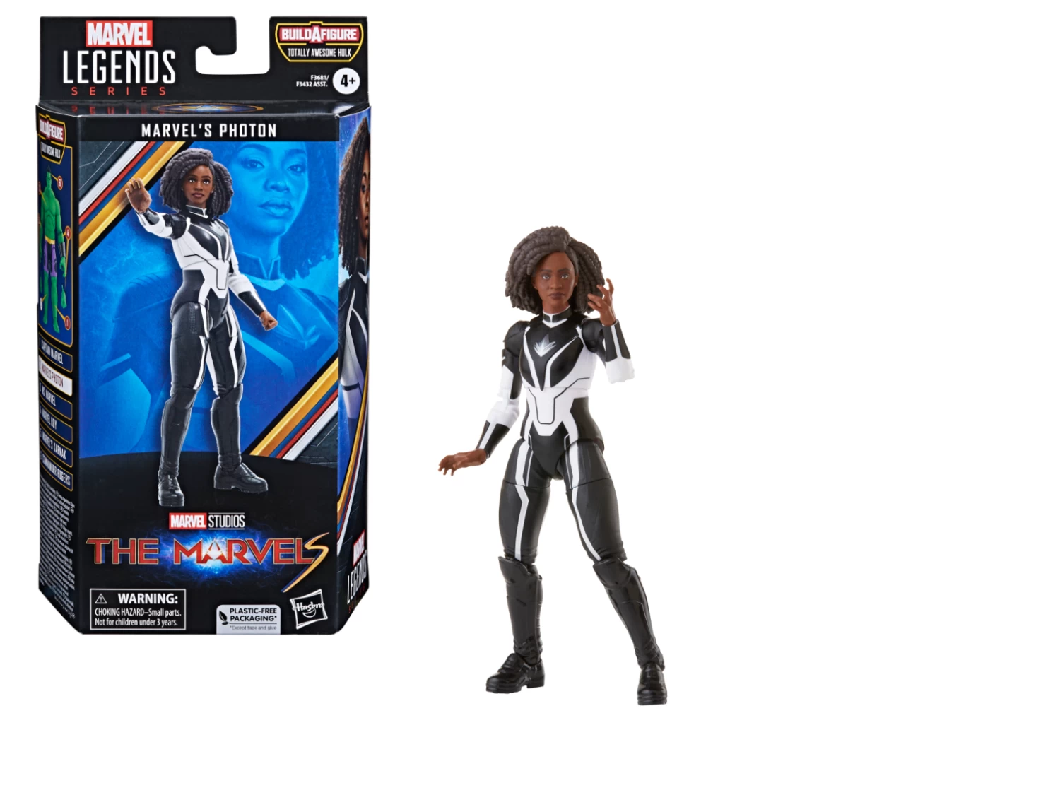 Hasbro Marvel Legends The Marvel's Action Figure (BAF Totally Awesome Hulk) - Marvel's Photon 1 Hasbro Marvel Legends The Marvel's Action Figure (BAF Totally Awesome Hulk) - Marvel's Photon